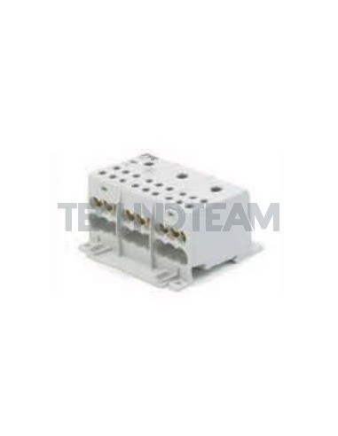 Distribution block 3poles 3x[IN:1x(70mm2) OUT:6x(16mm2)] Al