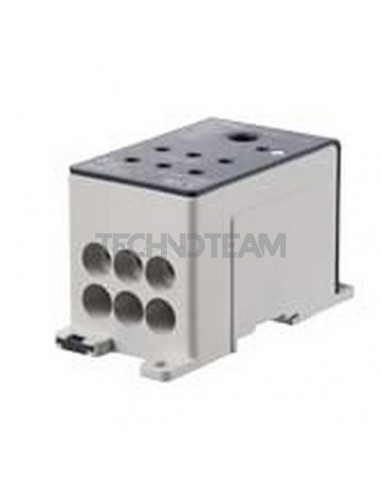 Distribution block 1pole IN:1x(35-120mm2) OUT:6x(2,5-35mm2)