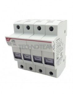 Fuse holder 10x38 690VAC/750VDC 3+N UL (PMX)