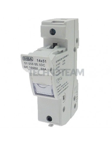 Fuse holder 14x51 1000VDC 1P