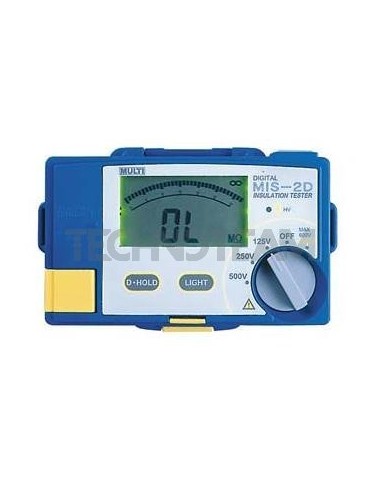 Digital insulation resistance tester 0.125-2000Mohm 1000V