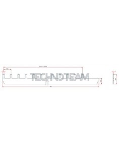 Busbar pin 90 isolated 1p 25mm2 44x22,5mm