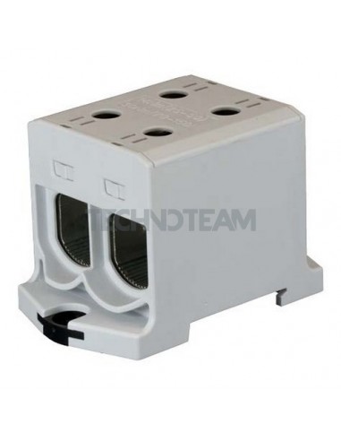 Distrib. block 1pole IN:2x(150mm2) OUT:2x(150mm2) grey Distrib. block 1pole IN:2x(150mm2) OUT:2x(150mm2) grey