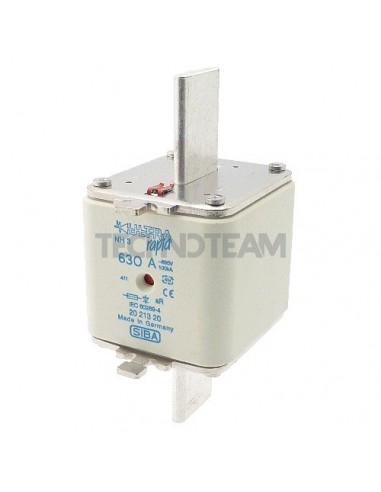 Fusibile NH3 aR 690V doppio indicatore 630A