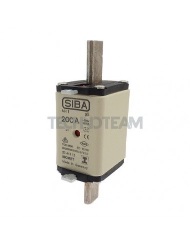 Fusibile NH1 gG 500V placche isol.doppio indicatore 35A Fusibile NH1 gG 500V placche isol.doppio indicatore 35A