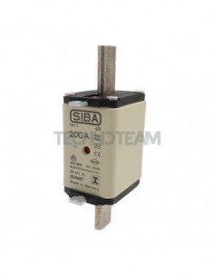 Fuse NH1 gG 500V insulated cover double indicator 80A